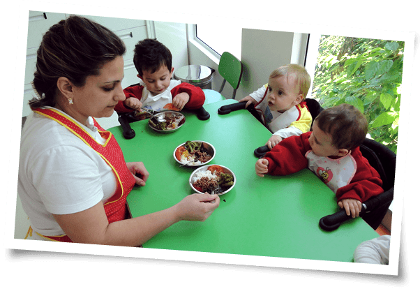 Berçário e Maternal - de 0 a 3 anos